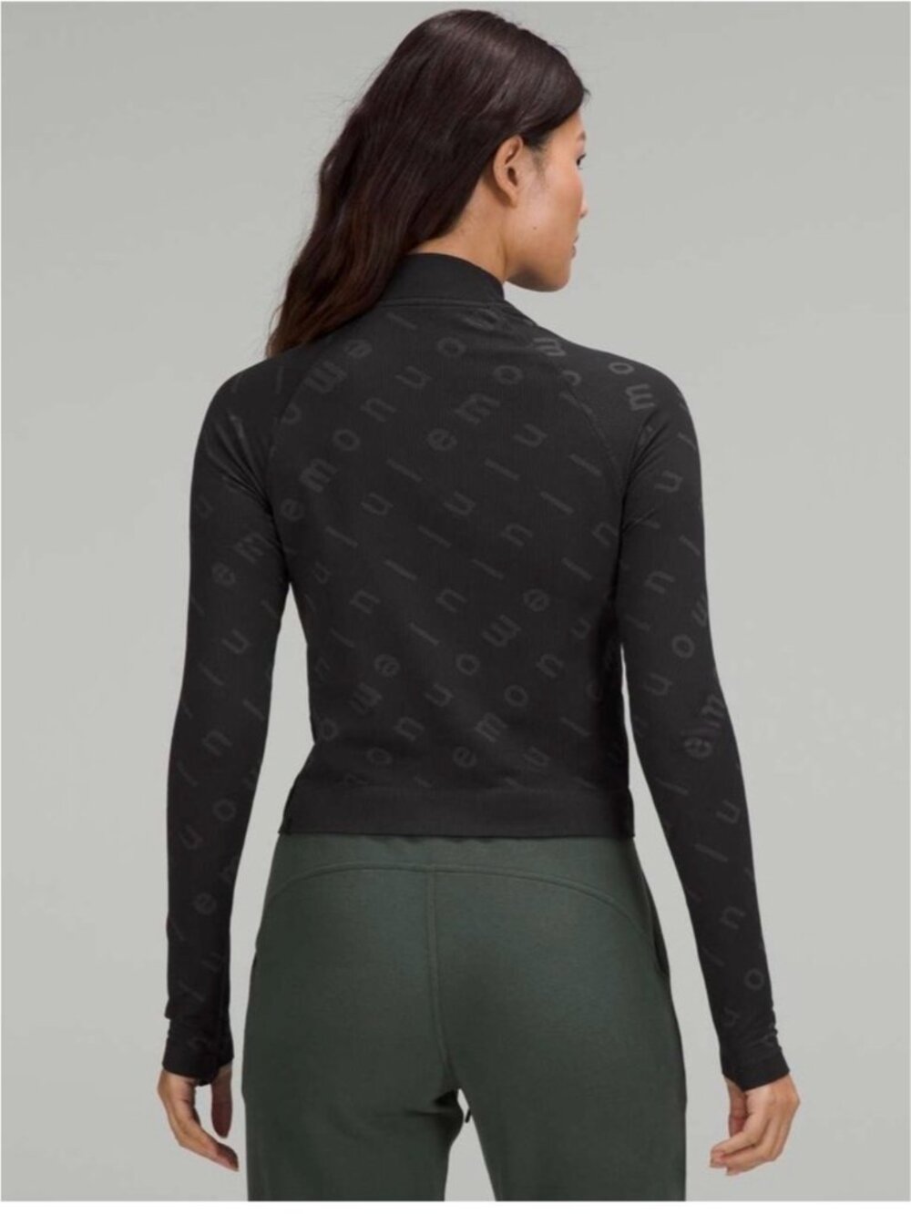 Lululemon Rest Less Cropped Half Zip Size 4 - Picture 2 of 7